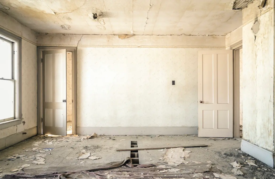 Waste disposal crew managing a cleanout project in Prairieville